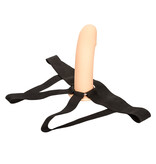 Cal Exotics PPA Hollow Silicone Strap-On with Jock Strap (Beige)