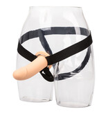 Cal Exotics PPA Hollow Silicone Strap-On with Jock Strap (Beige)