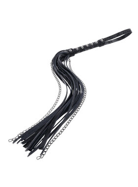 Sportsheets Velvet Noir Chain Flogger