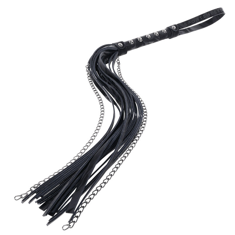 Sportsheets Velvet Noir Chain Flogger