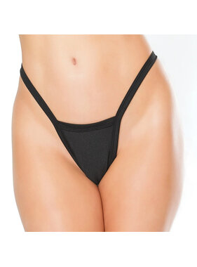 Coquette International Lingerie High Rise G-String (Black)