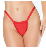 Coquette International Lingerie High Rise G-String (Red)