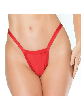 Coquette International Lingerie High Rise G-String (Red)