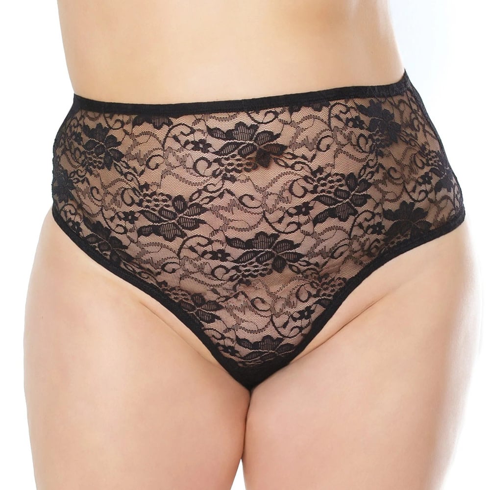 Coquette International Lingerie Garden Grace High Waisted Thong