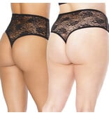 Coquette International Lingerie Garden Grace High Waisted Thong