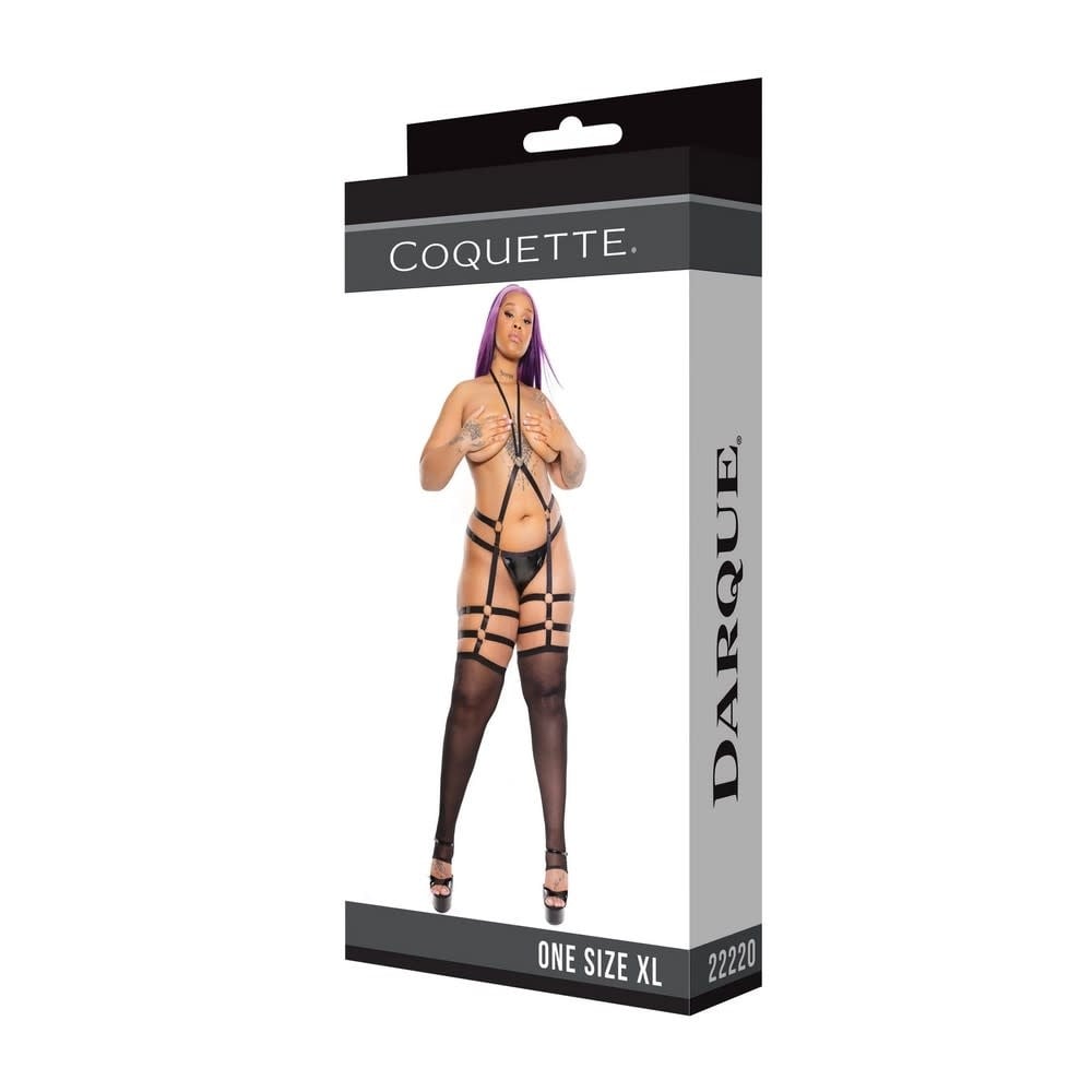 Coquette International Lingerie Let's Mesh Harness Leggings