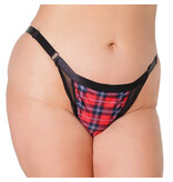 Coquette International Lingerie Sneak Peek Crotchless Peek-a-Boo Panty