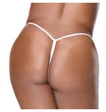 Coquette International Lingerie Bowdacious G-String (White)