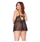 Coquette International Lingerie Feline Fatale Babydoll & G-String