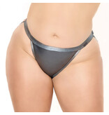 Coquette International Lingerie Gunmetal Glam Chain Panty
