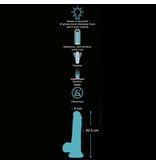 You 2 Toys Glow In The Dark Silicone Dildo