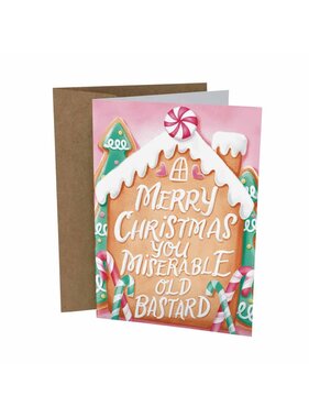 Sleazy Greetings Greeting Card: Miserable Old Bastard