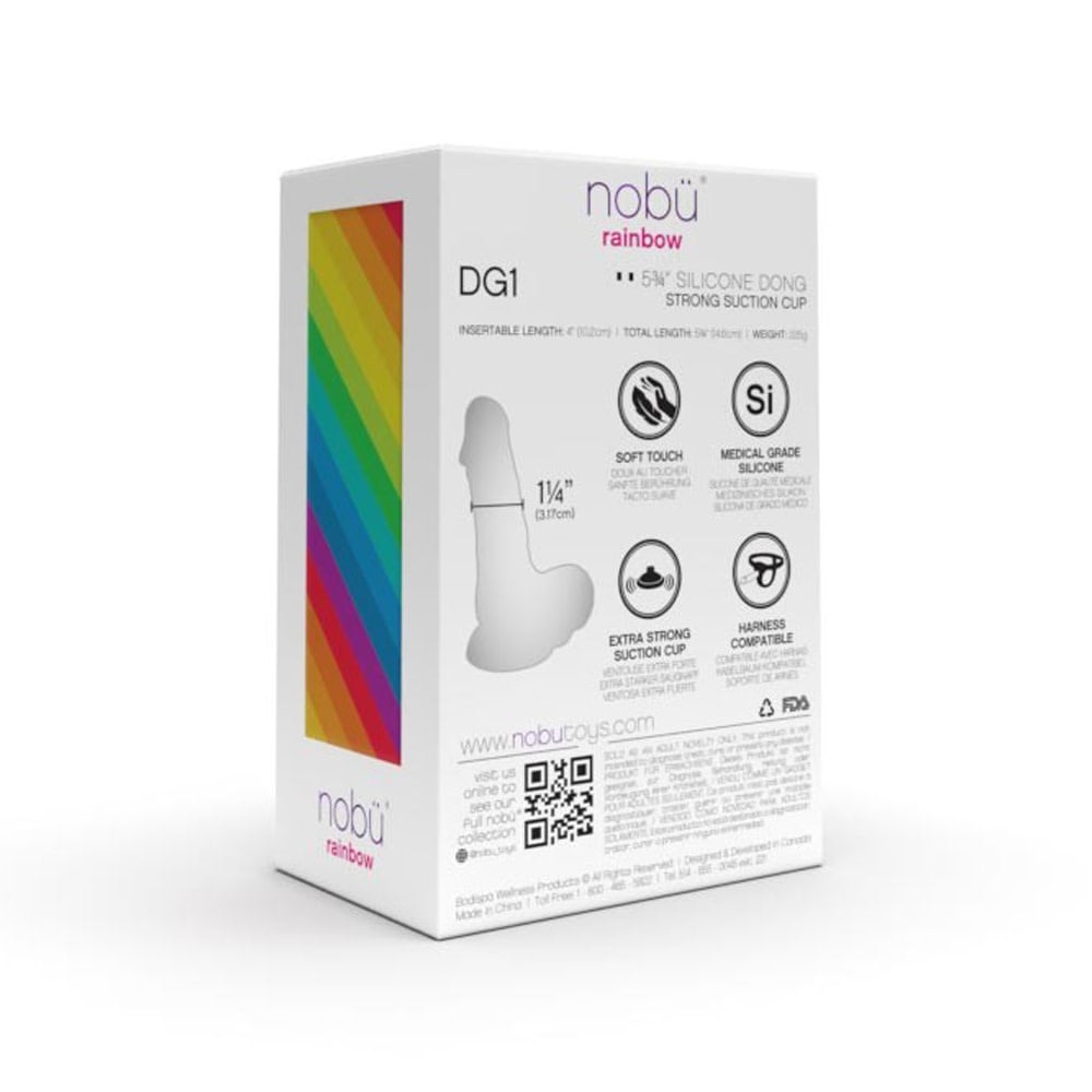 Nobü Toys Nobü Rainbow: DG1 Silicone Dildo
