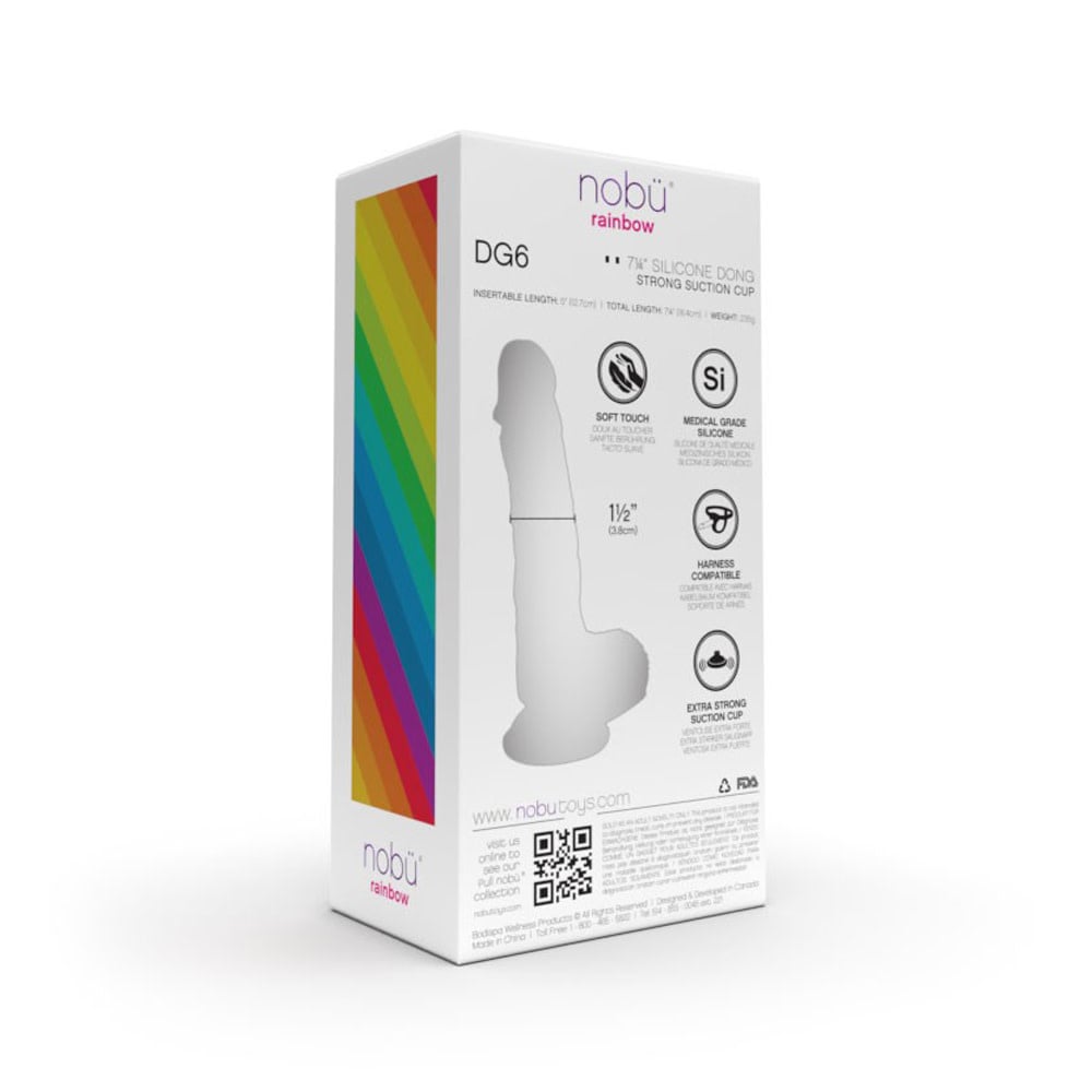 Nobü Toys Nobü Rainbow: DG6 Silicone Dildo