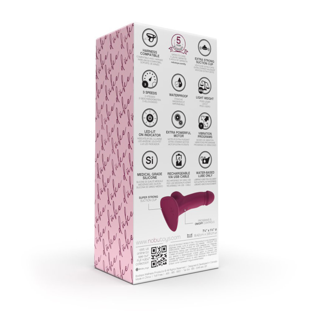 Nobü Toys Nobü Essentials: Düke Suction Cup Vibrating Dong