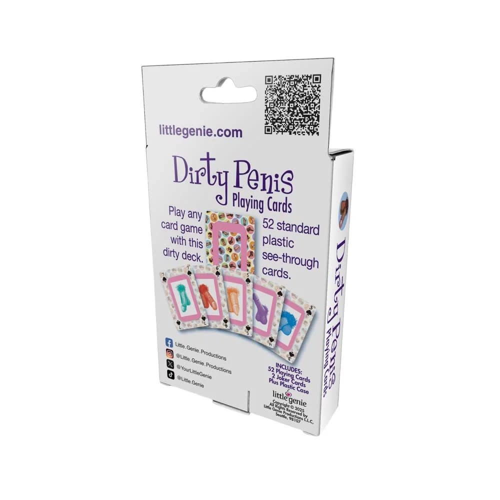 Little Genie Dirty Penis Waterproof Playing Cards