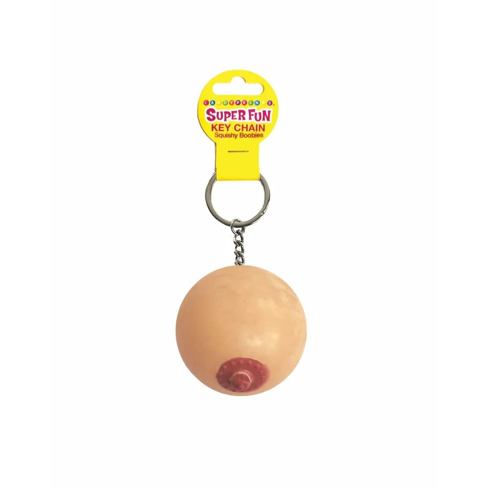 Little Genie Super Fun Keychain: Squishy Boob