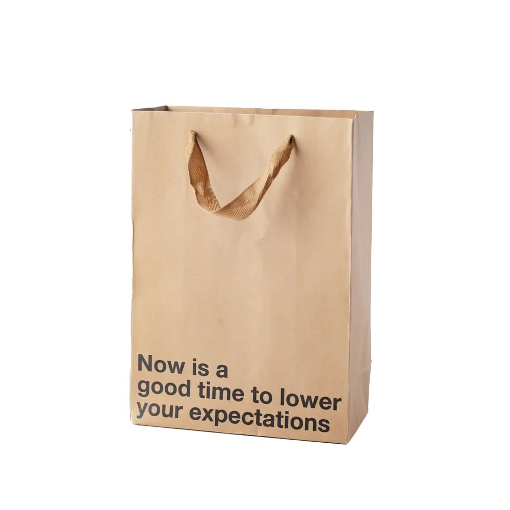 Gift Bag: Lower Your Expectations