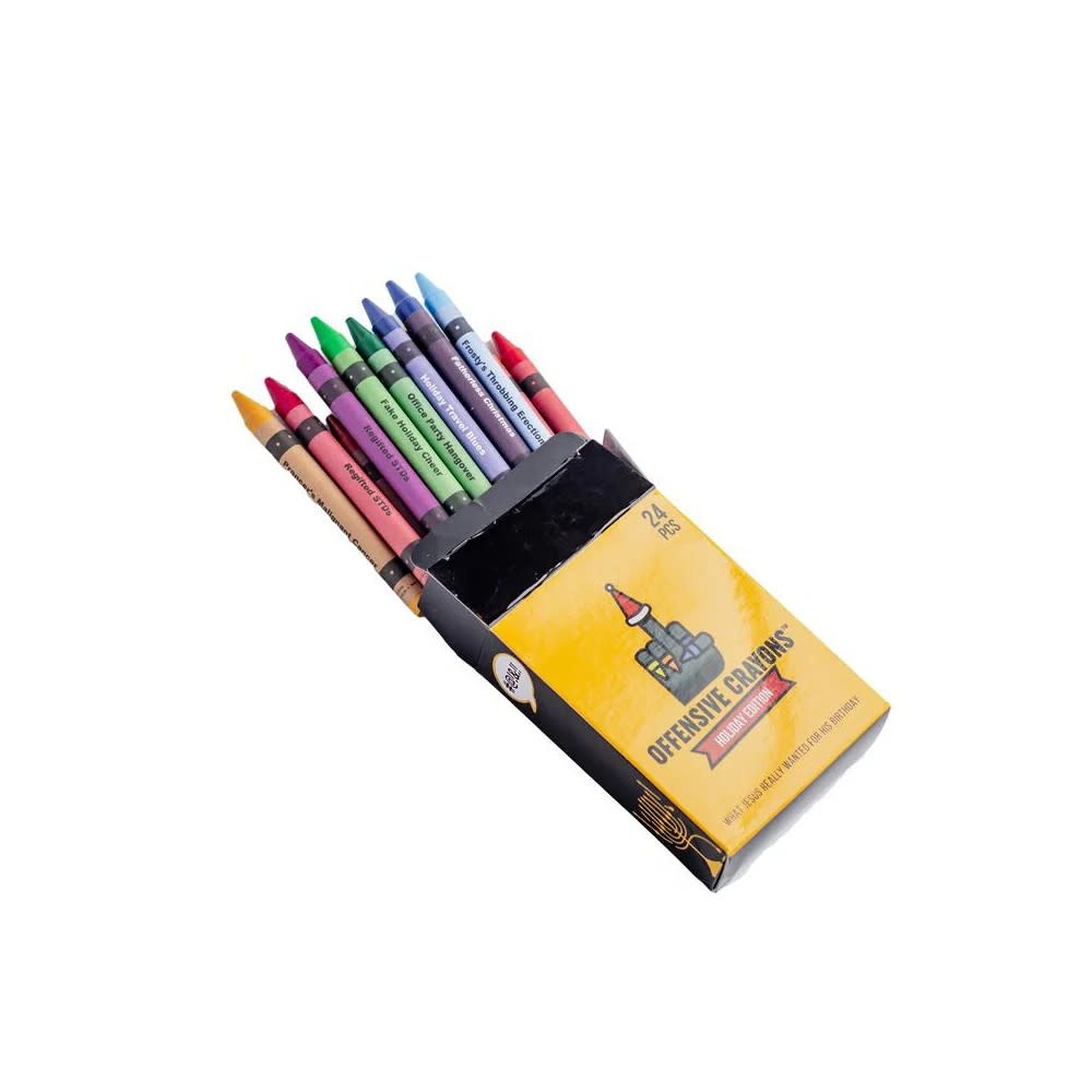 Wood Rocket Wood Rocket Offensive Crayons Holiday Edition