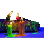 XR Brands Master Series Glow Wax Blacklight Drip Candles 4 pk