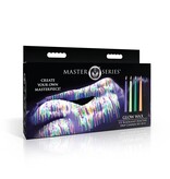 XR Brands Master Series Glow Wax Blacklight Drip Candles 4 pk