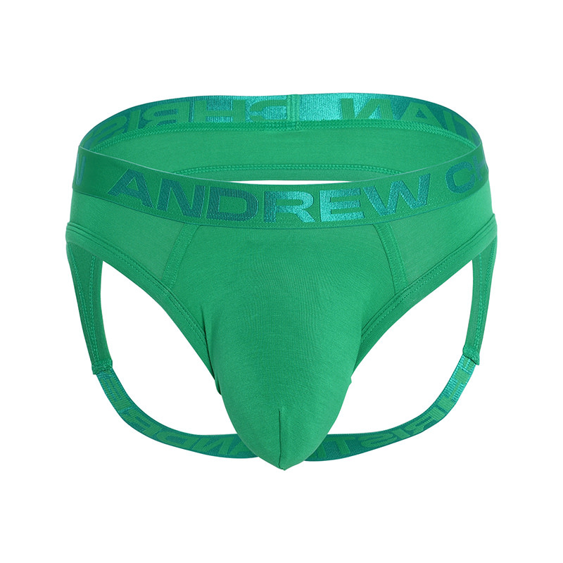 Andrew Christian Menswear TROPHY BOY Bamboo Locker Room Jock (Kelly Green)