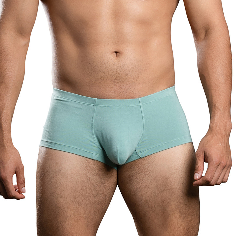 Andrew Christian Menswear ALMOST NAKED No-Show Ultra Low Rise Boxer (Sage)