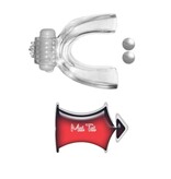 Hott Products Wet Dreams Tongue Star Pleasure Tongue Vibe (Clear)