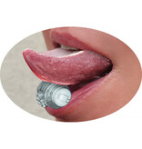 Hott Products Wet Dreams Tongue Star Pleasure Tongue Vibe (Clear)