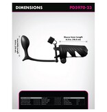 Pipedream Products Fantasy C-Ringz Vibrating Cock Blocker w/Ass-Gasm Plug