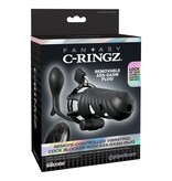 Pipedream Products Fantasy C-Ringz Vibrating Cock Blocker w/Ass-Gasm Plug