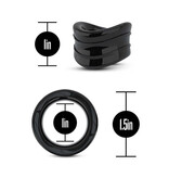 Blush Novelties Stay Hard Beef Ball Stretcher Snug: 1" Diameter