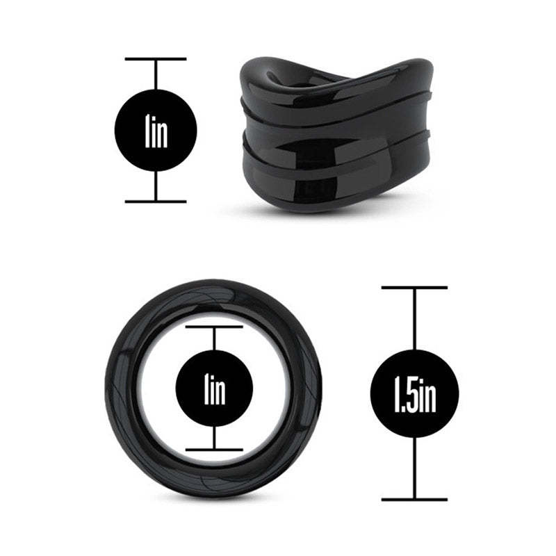 Blush Novelties Stay Hard Beef Ball Stretcher Snug: 1" Diameter