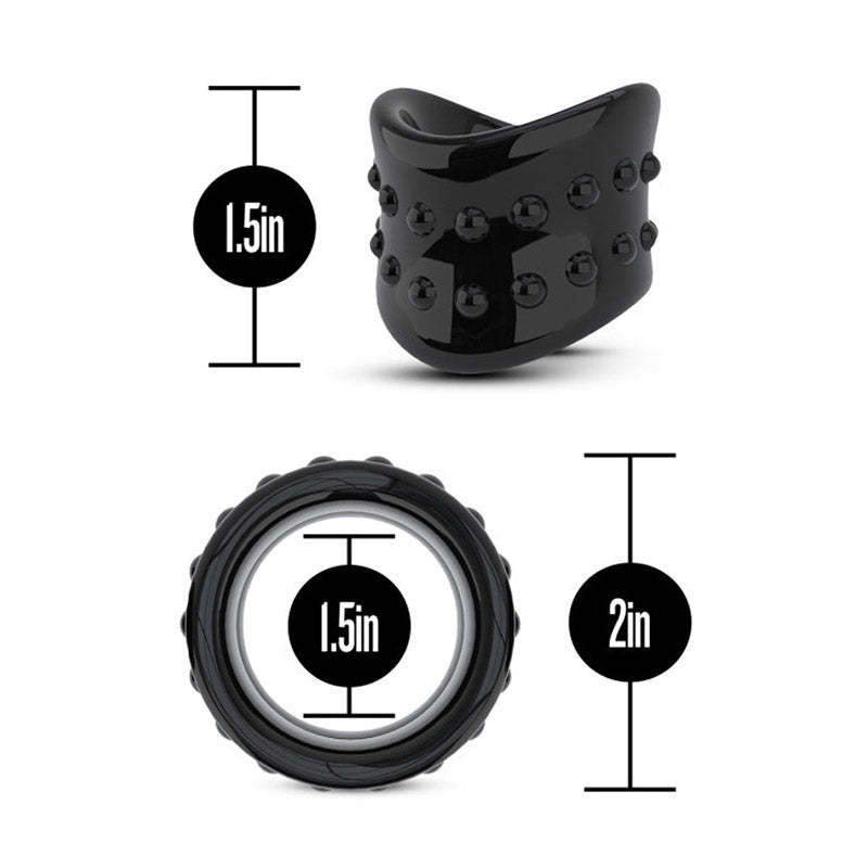 Blush Novelties Stay Hard Beef Ball Stretcher X-Long: 1.5" Diameter