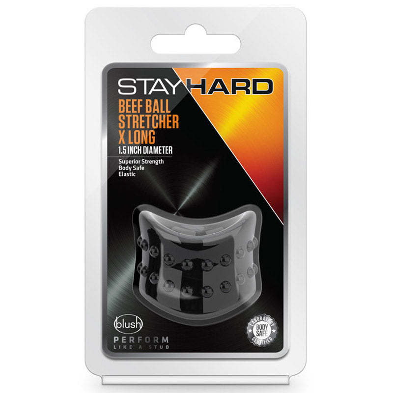 Blush Novelties Stay Hard Beef Ball Stretcher X-Long: 1.5" Diameter