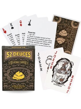Sleazy Greetings 52 Deuces Poop Themed Playing Cards