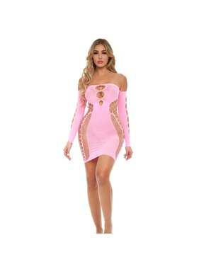 Pink Lipstick Diamond Drippin Dress
