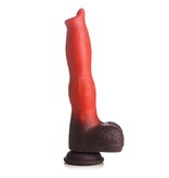 XR Brands Creature Cocks: Ramming Hound Thrusting & Vibrating Silicone Dildo w/Remote Control