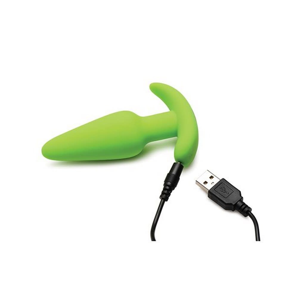 XR Brands Bang! Glow in the Dark 21X Remote Controlled Butt Plug