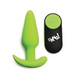 XR Brands Bang! Glow in the Dark 21X Remote Controlled Butt Plug
