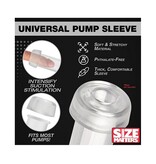 XR Brands Size Matters Universal Pump Sleeve