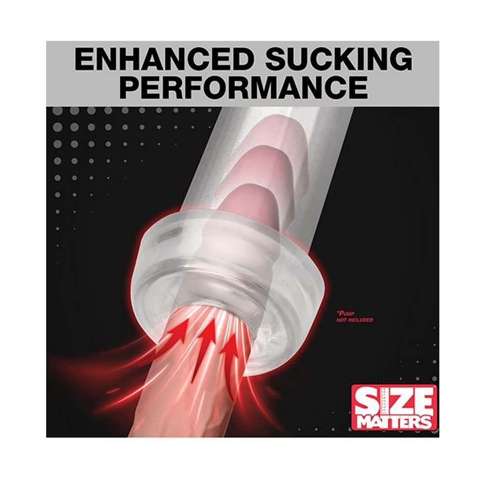 XR Brands Size Matters Universal Pump Sleeve