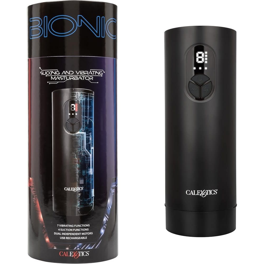 Cal Exotics Bionic Sucking and Vibrating Masturbator
