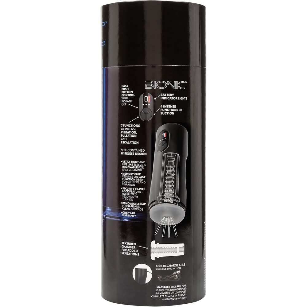 Cal Exotics Bionic Sucking and Vibrating Masturbator
