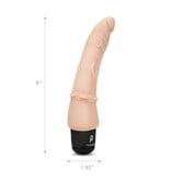 Electric Novelties Power Cock 7" Slim Realistic Vibe (Light)