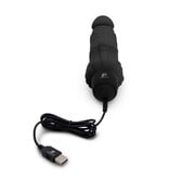 Electric Novelties PowerCock 7" Vibe with Clitoral Stimulator (Black)