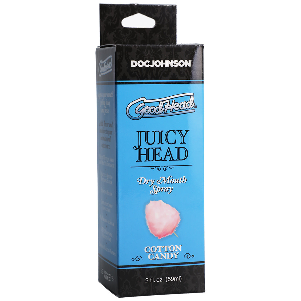 Doc Johnson Toys GoodHead Juicy Head Dry Mouth Spray 2 oz (59 ml) Cotton Candy
