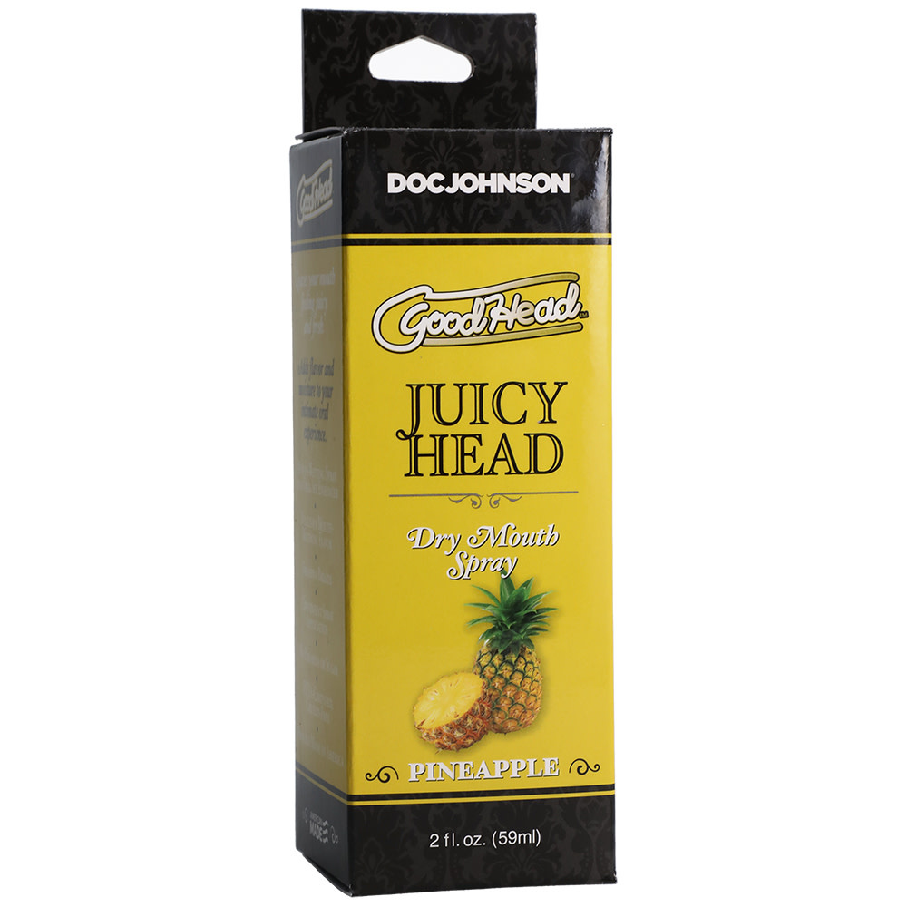 Doc Johnson Toys GoodHead Juicy Head Dry Mouth Spray 2 oz (59 ml) Pineapple