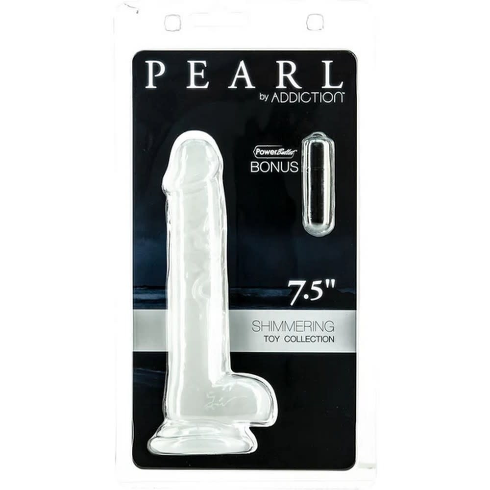 BMS Enterprises Addiction Pearl 7.5" Dildo with Balls