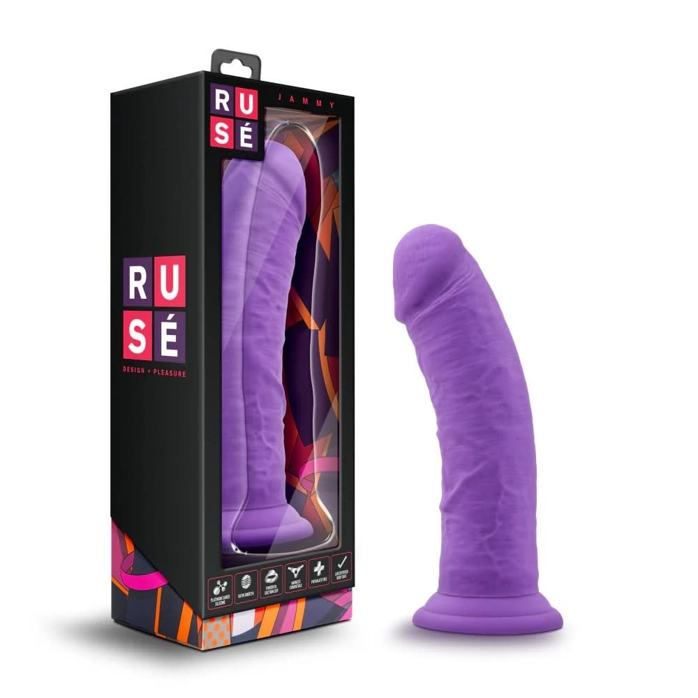 Blush Novelties Ruse Jammy Realistic Curved G-Spot Dildo
